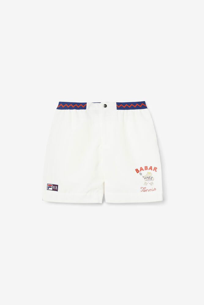 Fila Miesten Shortsit X Rb Babar Marckus Valkoinen - FUTY-95843